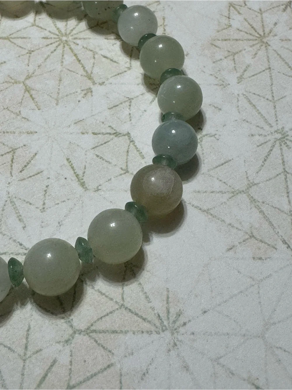 JADE BRACELET WITH STERLING SILVER